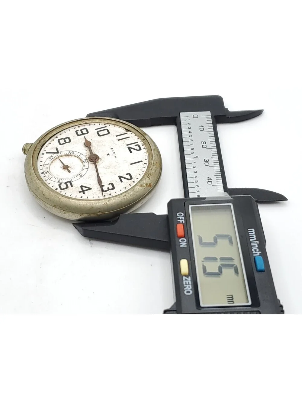 Vintage Elgin Timed To The Star Pocket Watch For Parts 51mm